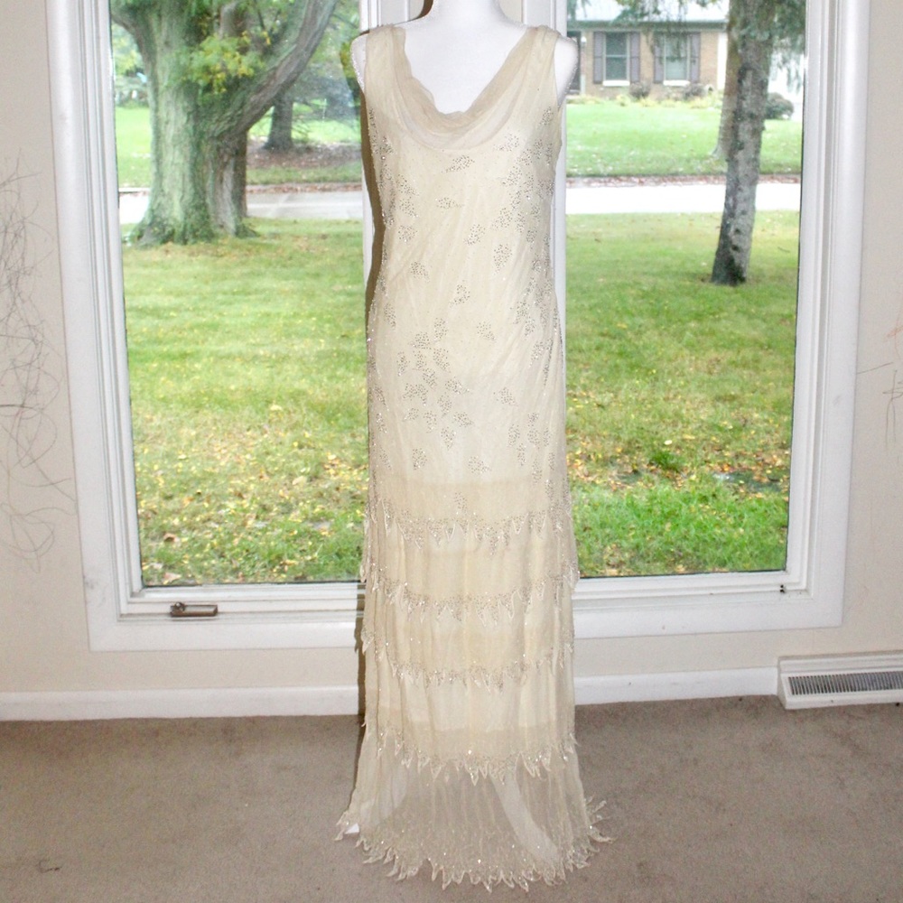 Sequined Evening Gown